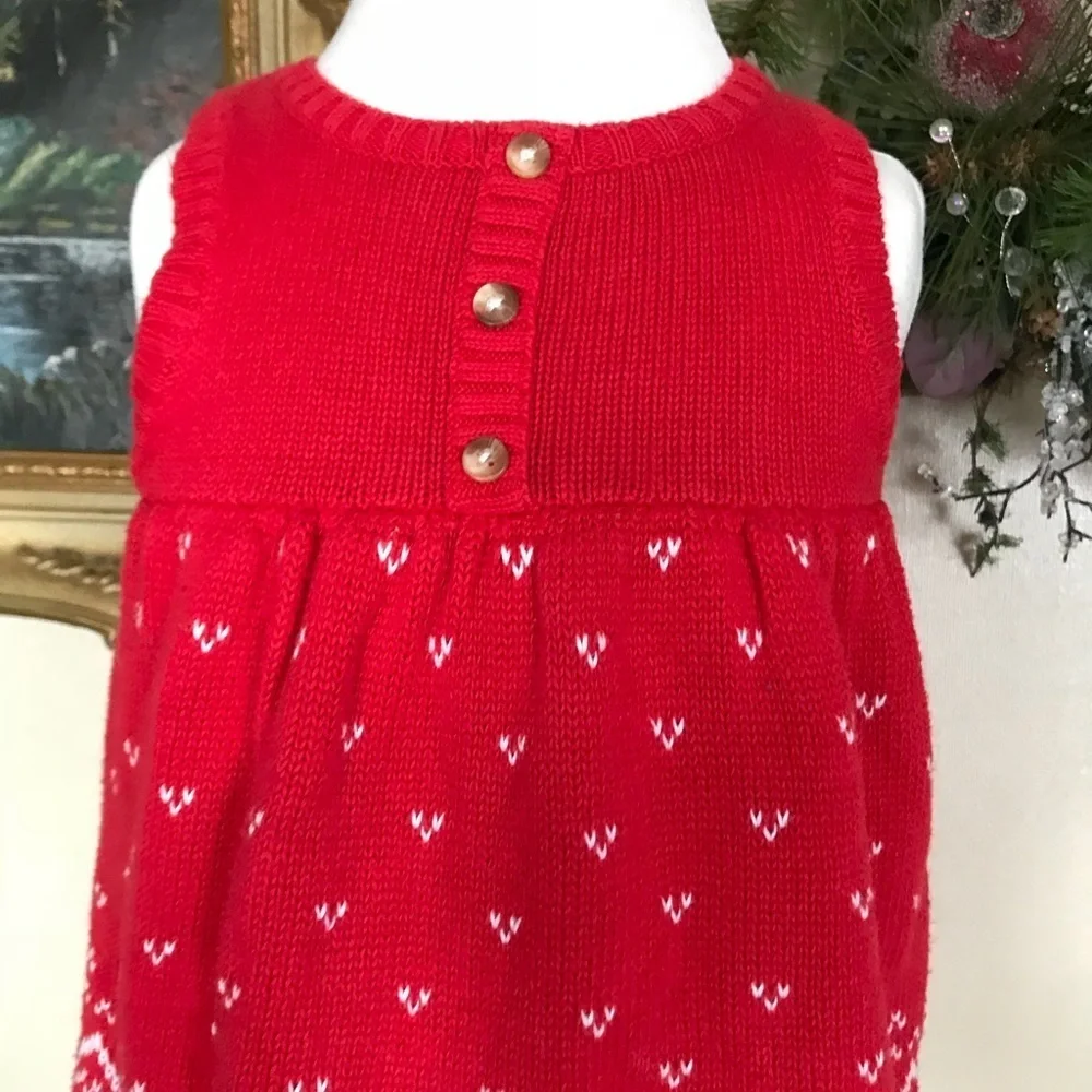Carter’s Baby Girl Snowflake Sweater Dress